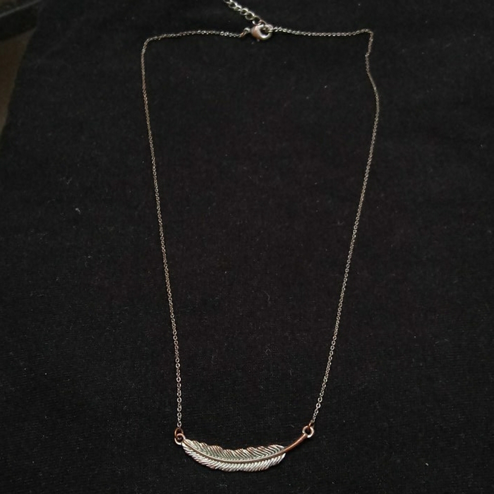 Feather necklaces